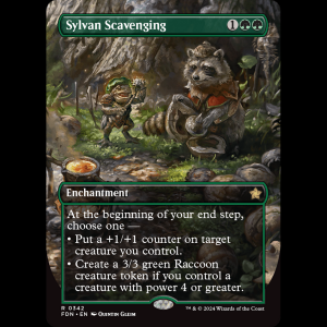 MTG Sylvan Scavenging Foundations fdn#342