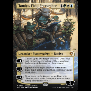 MTG Tamiyo, Field Researcher Bloomburrow Commander blc#100