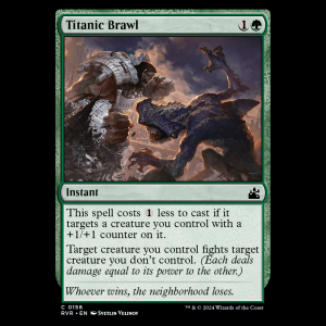 MTG Titanic Brawl Ravnica Remastered rvr#158