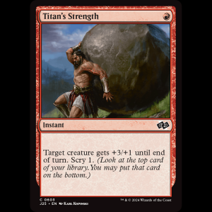 MTG Titan's Strength Foundations Jumpstart j25#603