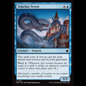 MTG Tolarian Terror Foundations fdn#167