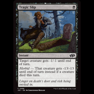 MTG Tragic Slip Foundations Jumpstart j25#496