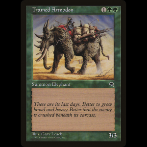 MTG Armodón adiestrado (Trained Armodon) Tempest tmp#260