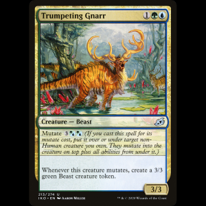 MTG Trumpeting Gnarr Ikoria: Lair of Behemoths iko#213