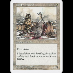 MTG Lobos de la tundra (Tundra Wolves) Fifth Edition 5ed#66