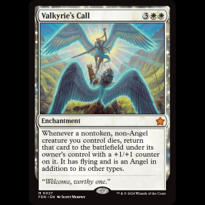 MTG Valkyrie's Call Foundations fdn#27