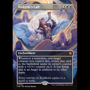 MTG Valkyrie's Call Foundations fdn#302