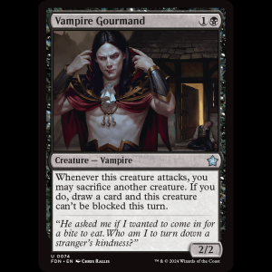 MTG Vampire Gourmand Foundations fdn#74