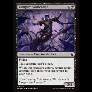 MTG Vampire Soulcaller Foundations fdn#75