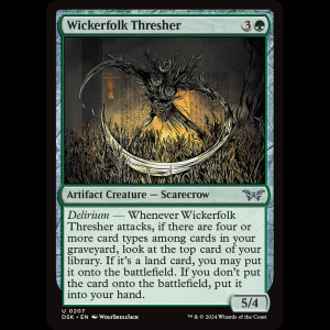 MTG Wickerfolk Thresher Duskmourn: House of Horror dsk#207