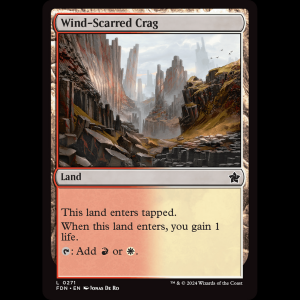 MTG Wind-Scarred Crag Foundations fdn#271