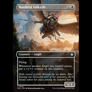 MTG Youthful Valkyrie Foundations fdn#303