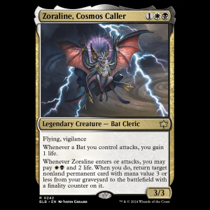 MTG Zoraline, Cosmos Caller Bloomburrow blb#242