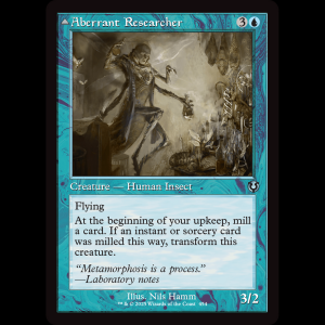 MTG Aberrant Researcher // Perfected Form Innistrad Remastered inr#454