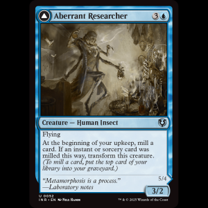 MTG Aberrant Researcher // Perfected Form Innistrad Remastered inr#52