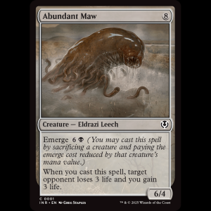 MTG Abundant Maw Innistrad Remastered inr#1