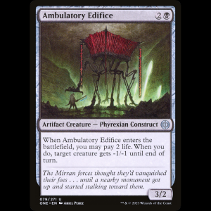 MTG Construcción ambulante (Ambulatory Edifice) Phyrexia: All Will Be One one#79