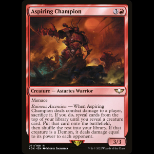 MTG Aspiring Champion Warhammer 40,000 Commander 40k#71