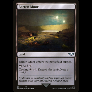 MTG Barren Moor Warhammer 40,000 Commander 40k#266