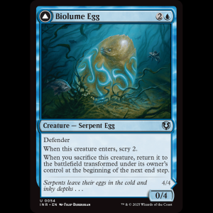 MTG Biolume Egg // Biolume Serpent Innistrad Remastered inr#54