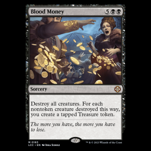 MTG Blood Money The Lost Caverns of Ixalan Commander lcc#183