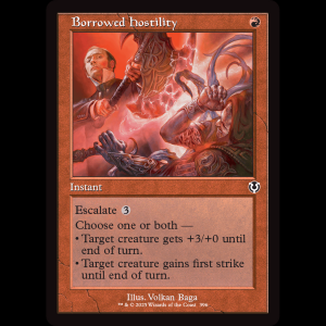 MTG Borrowed Hostility Innistrad Remastered inr#396