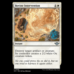 MTG Bovine Intervention Outlaws of Thunder Junction otj#6