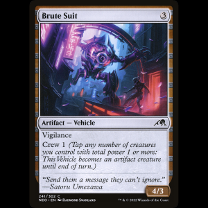 MTG Brute Suit Kamigawa: Neon Dynasty neo#241