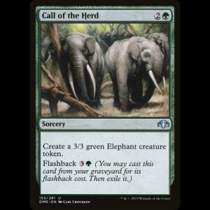MTG Call of the Herd Dominaria Remastered dmr#153