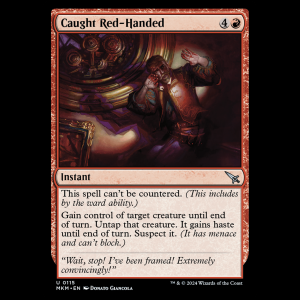 MTG Caught Red-Handed Murders at Karlov Manor mkm#115