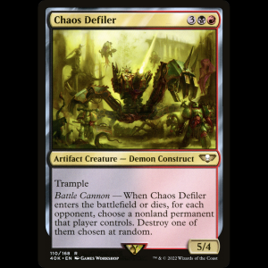 MTG Chaos Defiler Warhammer 40,000 Commander 40k#110