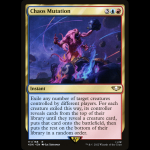 MTG Chaos Mutation Warhammer 40,000 Commander 40k#111