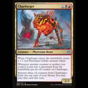 MTG Engendrador ardiente (Charforger) Phyrexia: All Will Be One one#199