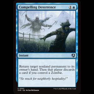 MTG Compelling Deterrence Innistrad Remastered inr#57