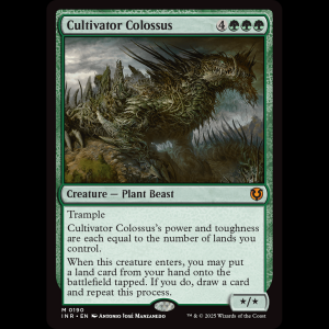 MTG Cultivator Colossus Innistrad Remastered inr#190