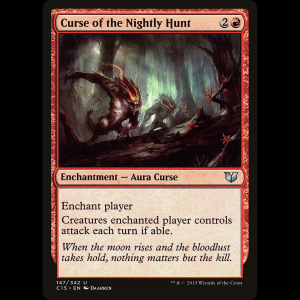 MTG Curse of the Nightly Hunt Commander 2015 c15#147