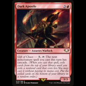 MTG Dark Apostle Warhammer 40,000 Commander 40k#75