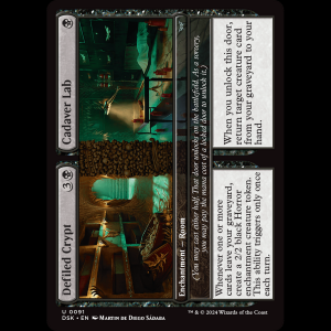 MTG Defiled Crypt // Cadaver Lab Duskmourn: House of Horror dsk#91