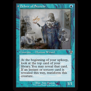 MTG Delver of Secrets // Insectile Aberration Innistrad Remastered inr#457