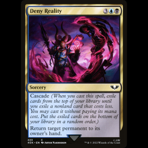 MTG Deny Reality Warhammer 40,000 Commander 40k#223