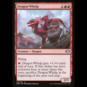 MTG Dragon Whelp Dominaria Remastered dmr#116