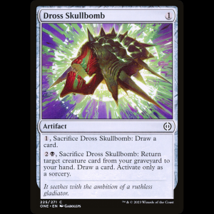 MTG Bombacráneo del Dros (Dross Skullbomb) Phyrexia: All Will Be One one#225