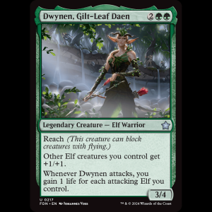 MTG Dwynen, Gilt-Leaf Daen Foundations fdn#217