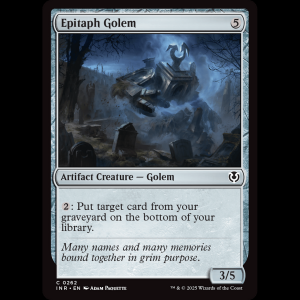 MTG Epitaph Golem Innistrad Remastered inr#262