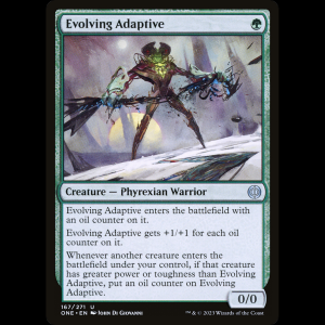 MTG Adaptada evolucionadora (Evolving Adaptive) Phyrexia: All Will Be One one#167