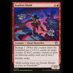 MTG Fearless Skald March of the Machine mom#138