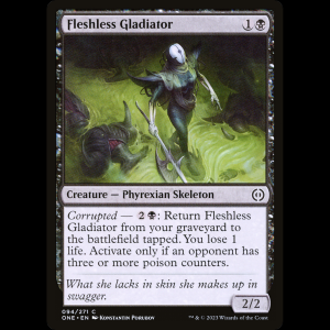 MTG Gladiadora esquelética (Fleshless Gladiator) Phyrexia: All Will Be One one#94