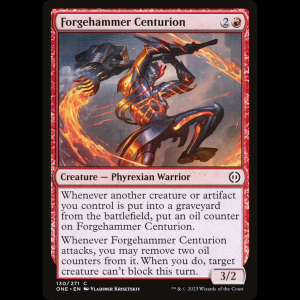 MTG Centurión martilloforja (Forgehammer Centurion) Phyrexia: All Will Be One one#130
