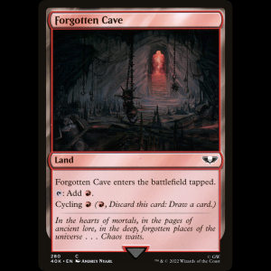 MTG Forgotten Cave Warhammer 40,000 Commander 40k#280