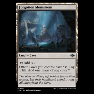 MTG Forgotten Monument The Lost Caverns of Ixalan lci#272